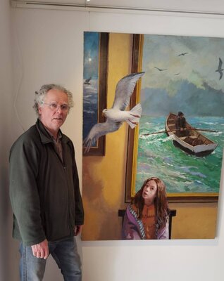 James MacKeown in the Studio