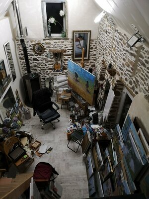 James MacKeown in the Studio