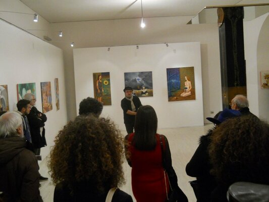 Antonio Presti in the Studio: Mostra collettiva con tre mie opere al Castel dell'Ovo di NAPOLI nel 2016