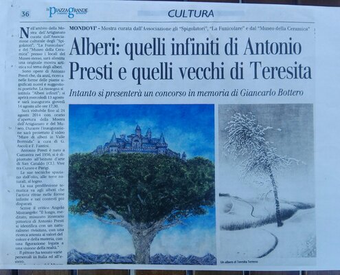 Antonio Presti in the Studio: Un articolo sui miei dipinti a seguito una mostra personale a CUNEO (Italy)