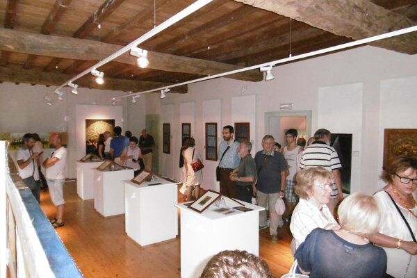 Antonio Presti in the Studio: Inaugurazione della mostra   personale al MUSEO DELLA CERAMICA di MONDOVI' (Cuneo)  nell'agosto del  2014