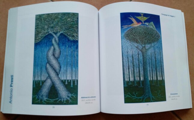Antonio Presti in the Studio: Catalogo della mostra "COMPAGNI DI VIAGGIO 2" a Palazzo Lomellini di Carmagnola Torino) dal  novembre al 5 dicembre 2021