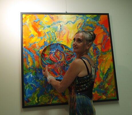 Marisa Milan in the Studio