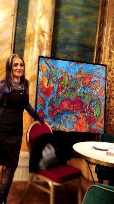 Marisa Milan in the Studio