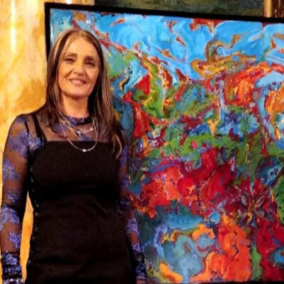 Marisa Milan in the Studio