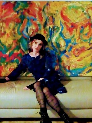 Marisa Milan in the Studio