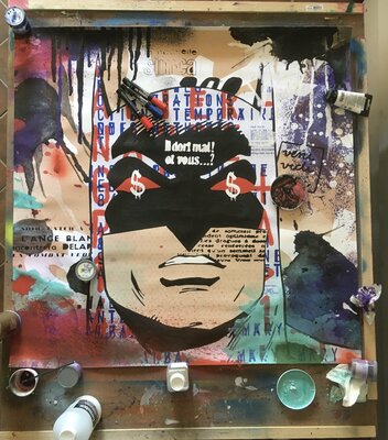 Misako Street Art in the Studio