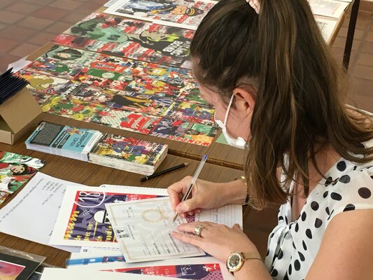 Misako Street Art in the Studio