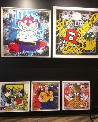 Misako Street Art in the Studio: Des œuvres dynamiques et vibrantes