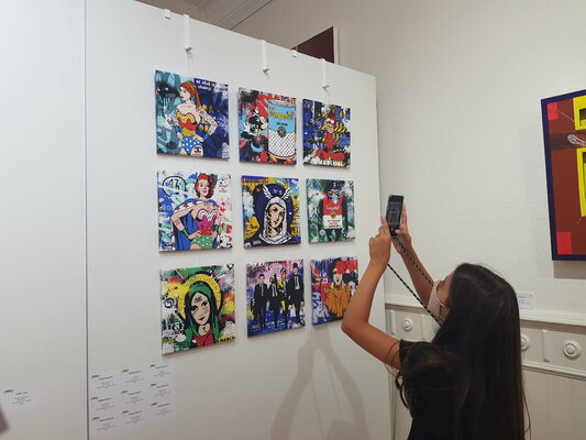 Misako Street Art in the Studio: Exposition lors du Focus Art Fait de Porto - Portugal