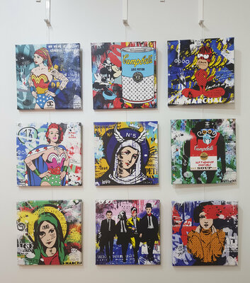 Misako Street Art in the Studio: Exposition lors du Focus Art Fait de Porto - Portugal