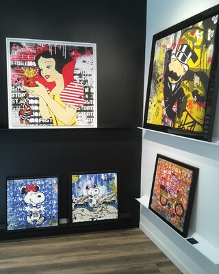 Misako Street Art in the Studio: Les œuvres de Misako en galerie