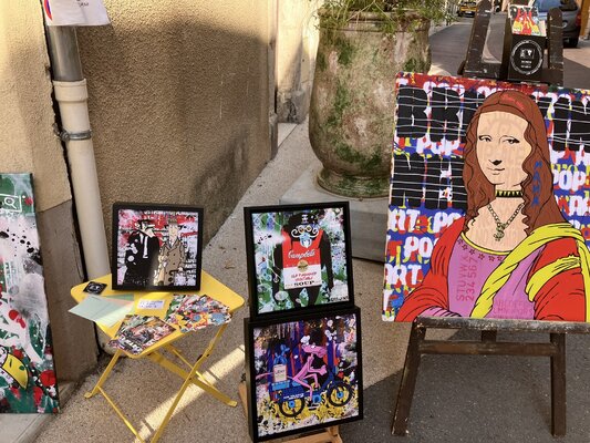 Misako Street Art in the Studio: De nombreux formats disponibles