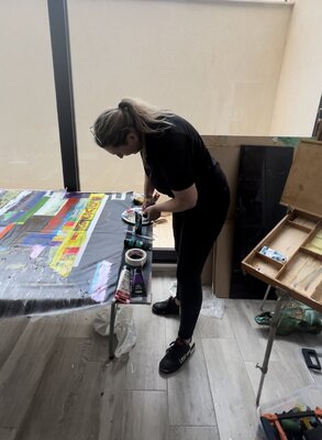 Wendy van Putten in the Studio