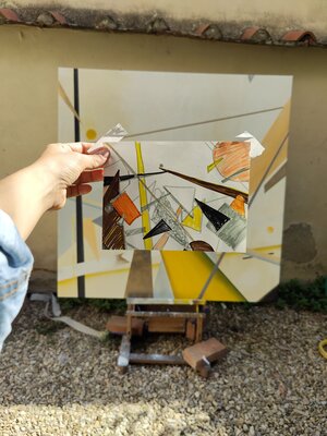 Franziska Raffaël in the Studio: Snapshot