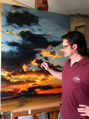 Alexander Jazykov in the Studio: Like a tireless traveler, always seeking shelter for his soul, the artist, with faith in the best, goes further and further along the roads of his fantasies... This is a look into the depths of the universe, into feelings, dreams and experiences.