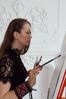 Ruslana Levandovska in the Studio: Creative process