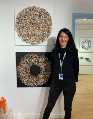 Astrid Stoeppel in the Studio: Art Miami - Aqua Art 2019 USA/Miami