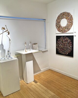 Astrid Stoeppel in the Studio: Art Miami - Aqua Art 2019 USA/Miami