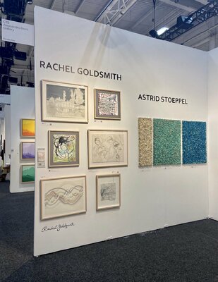 Astrid Stoeppel in the Studio: Art on Paper 2021 New York - Literary Paperwork