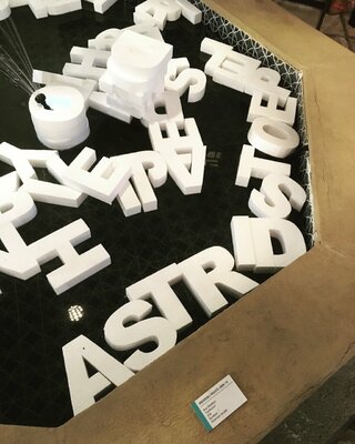 Astrid Stoeppel in the Studio: Art Miami - Aqua Art 2018 USA/Miami