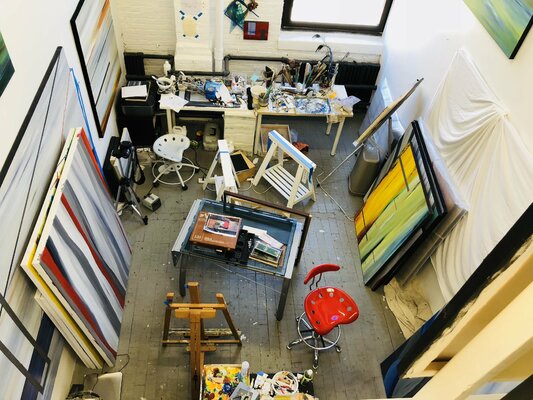 Michele Krauss in the Studio: I think I need more space! :))