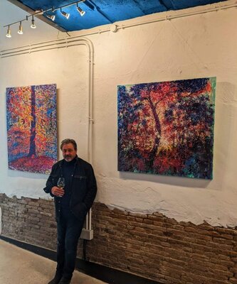 Andrés Rueda in the Studio