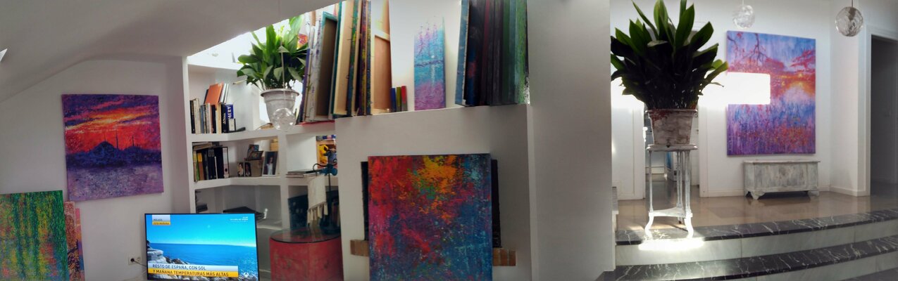 Andrés Rueda in the Studio