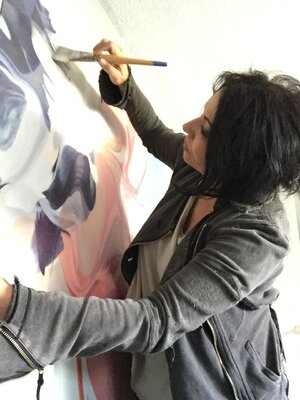 Irena Orlov in the Studio