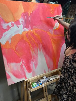 Irena Orlov in the Studio