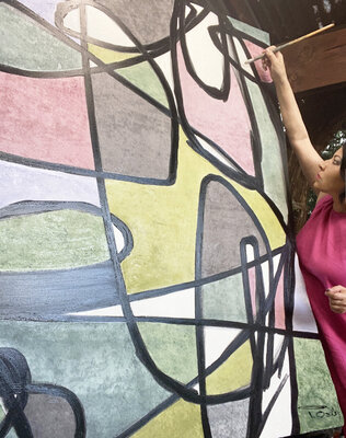 Irena Orlov in the Studio