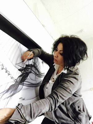Irena Orlov in the Studio