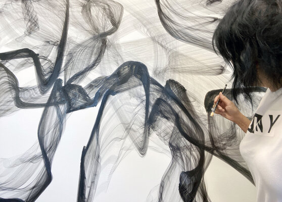 Irena Orlov in the Studio