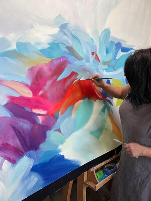 Irena Orlov in the Studio