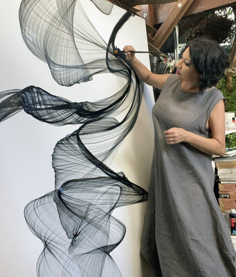 Irena Orlov in the Studio