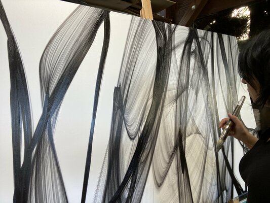 Irena Orlov in the Studio