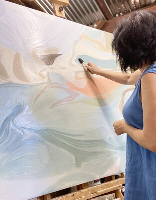 Irena Orlov in the Studio