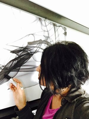 Irena Orlov in the Studio
