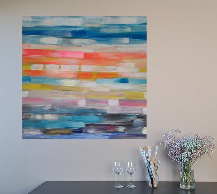 Painter Coded in the Studio: 'Simple Brushstrokes #3 (Summer Evening)' in the context.