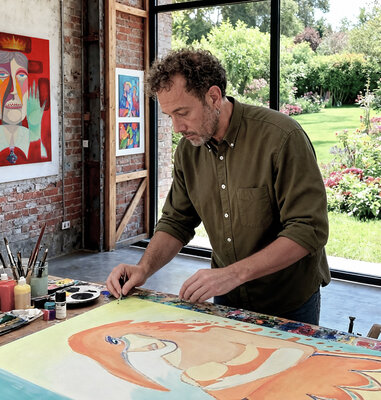 Felix zilinskas in the Studio: working in studio