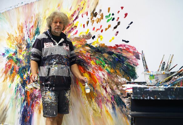 Peter Nottrott in the Studio
