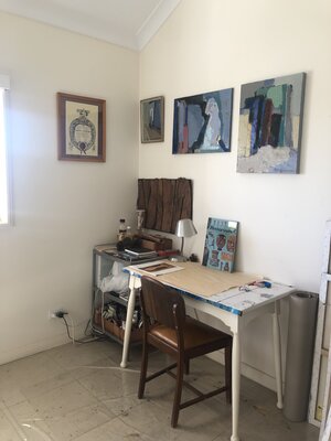 Olga Konoshchuk in the Studio: Studio in Australia
