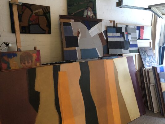 Olga Konoshchuk in the Studio: Studio in UK, London Chelsea