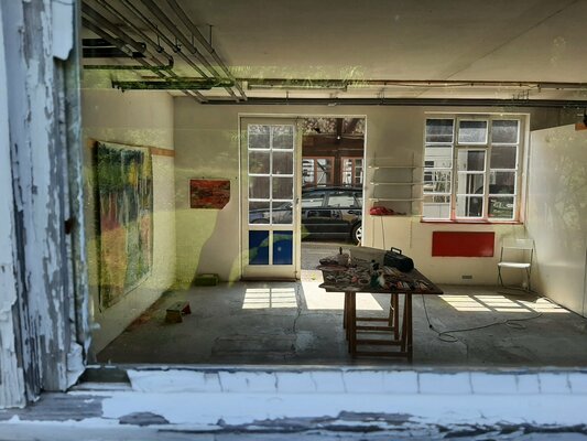 Hanne Karch in the Studio