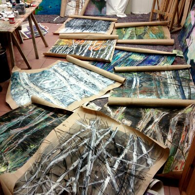 Hanne Karch in the Studio