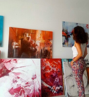 Salces in the Studio