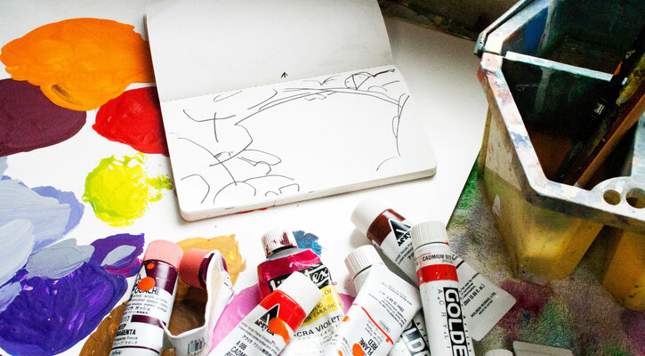 Kotaro Machiyama in the Studio