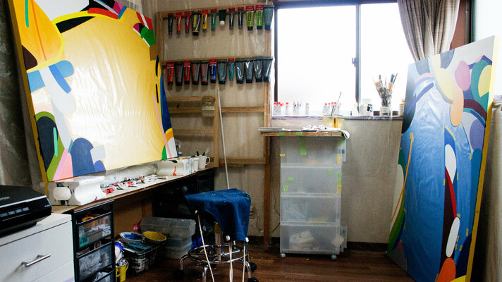 Kotaro Machiyama in the Studio