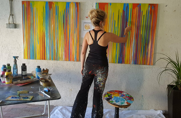 Julijana Ravbar in the Studio