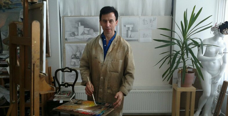 Serguei Zlenko in the Studio